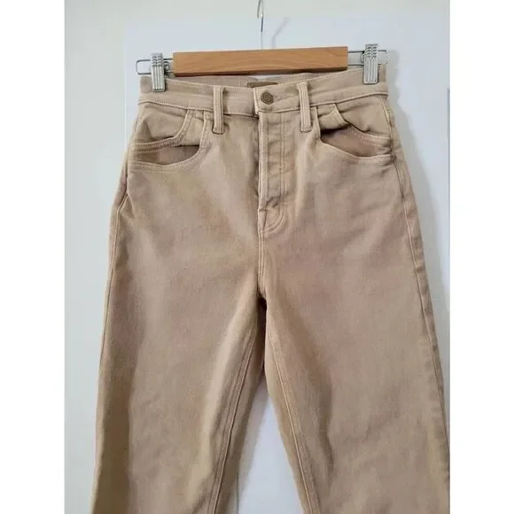 MOTHER The Stash Tripper Ankle Jeans, Brown 25 $208